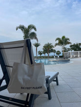 Load image into Gallery viewer, Six Feet Please Tote Bag