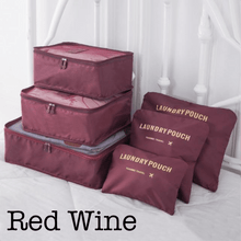 Load image into Gallery viewer, 6 Piece Travel Organizer