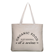 Load image into Gallery viewer, Organic Food Tote Bag