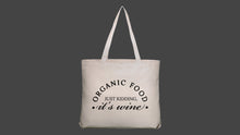 Load image into Gallery viewer, Organic Food Tote Bag