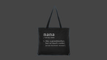 Load image into Gallery viewer, Nana Tote Bag
