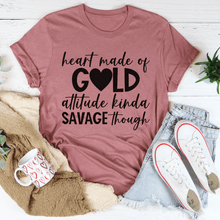 Load image into Gallery viewer, Heart Made Of Gold Tee
